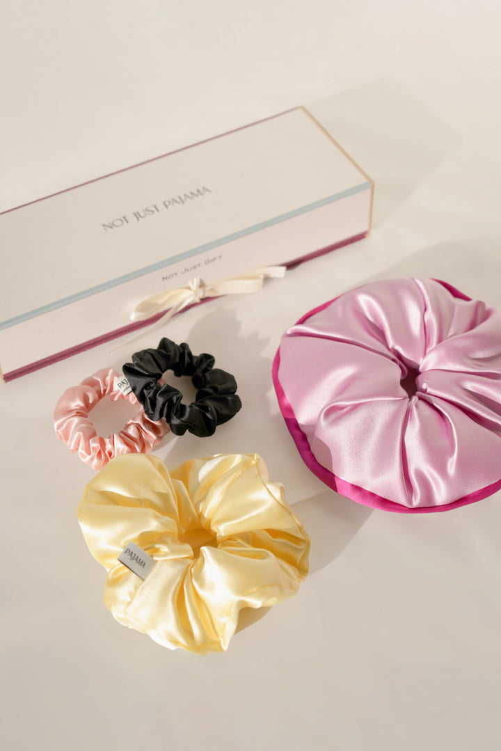 Little Joy Gift | Loop-Loop Silk Puffy Scrunchies Gift Box