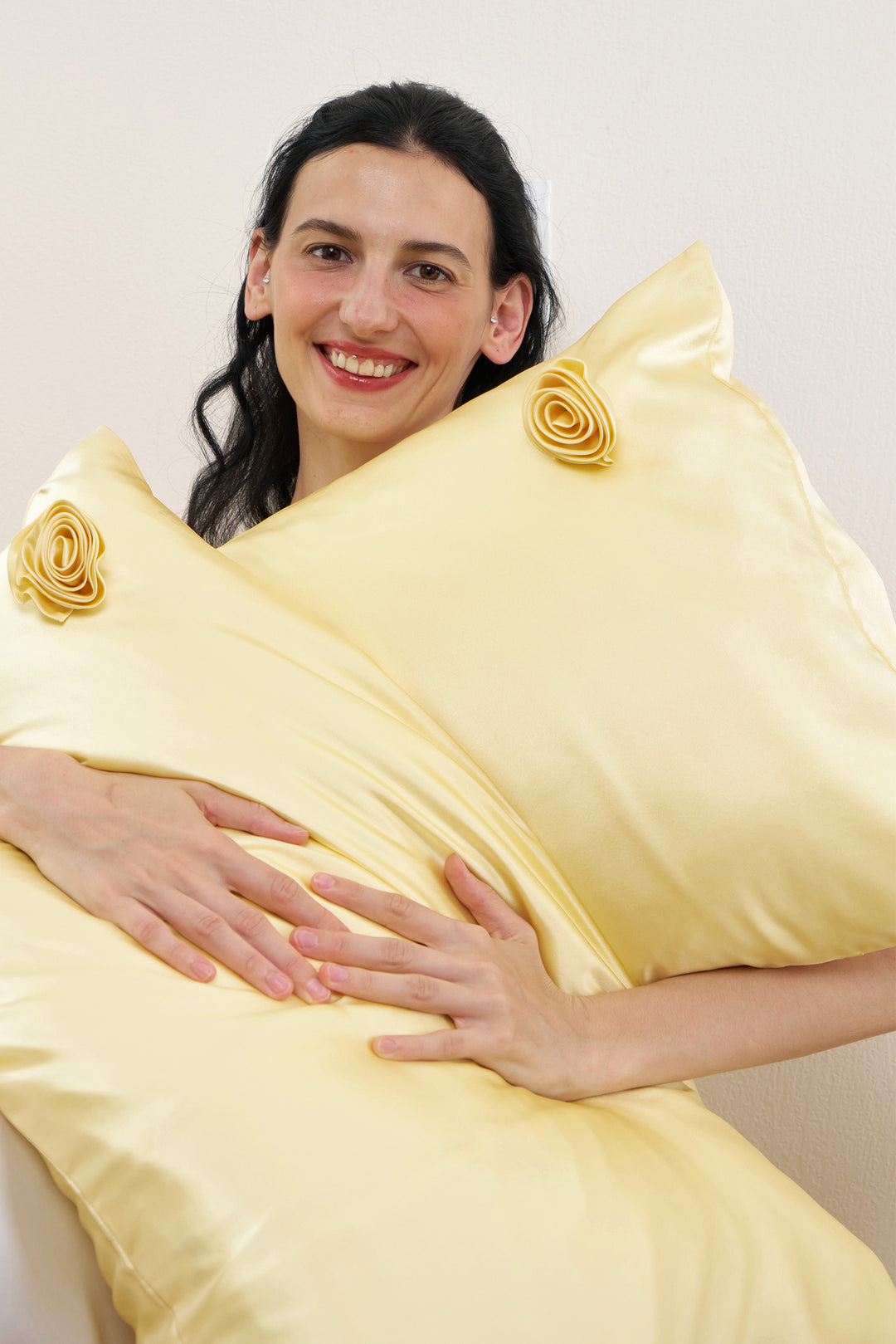 Tuscan Sun Silk Rose Pillowcase