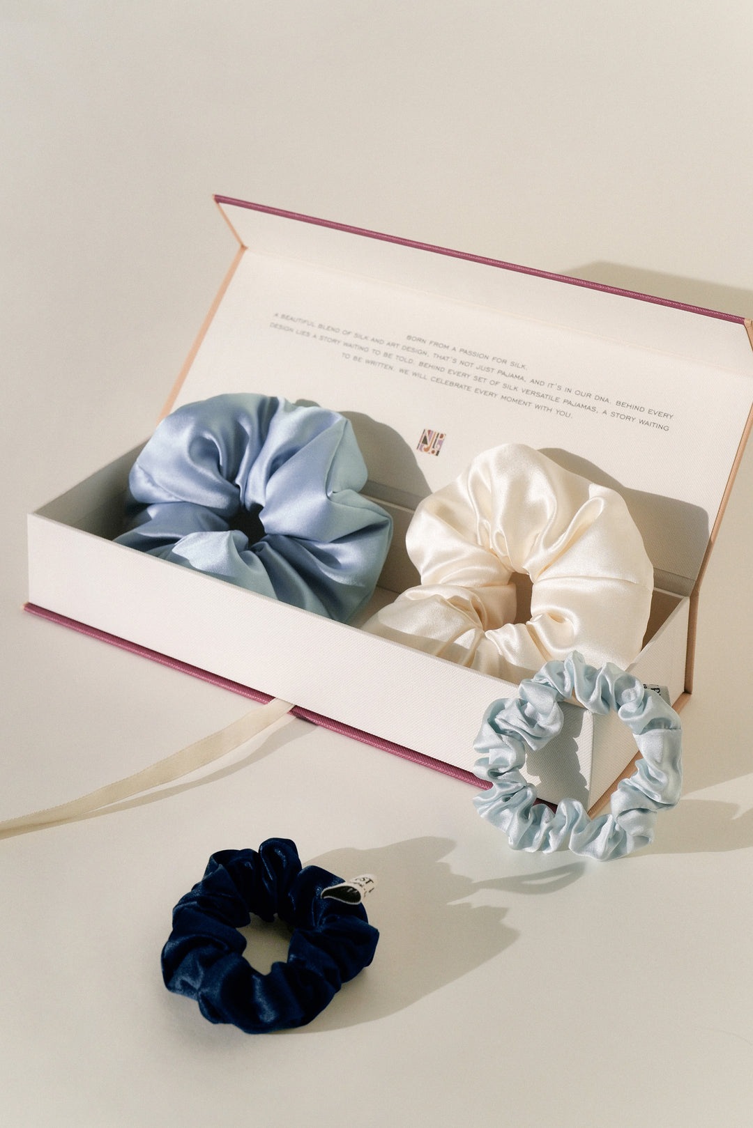 Little Joy Gift | Loop-Loop Silk Scrunchies Gift Box