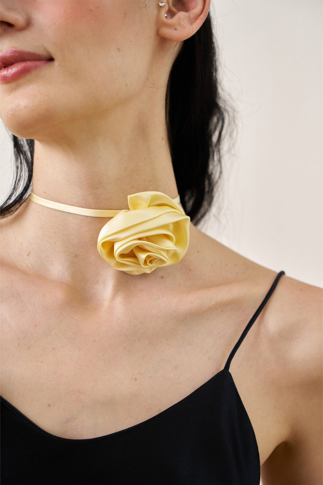 Tuscan Sun Silk Rose Choker