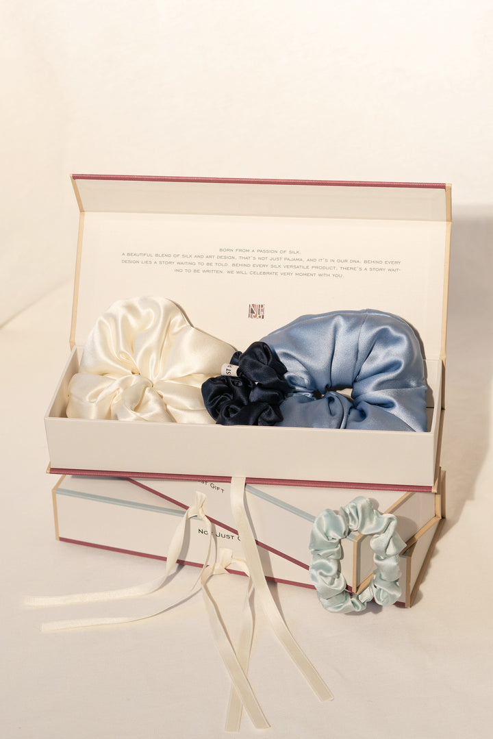 Little Joy Gift | Loop-Loop Silk Scrunchies Gift Box