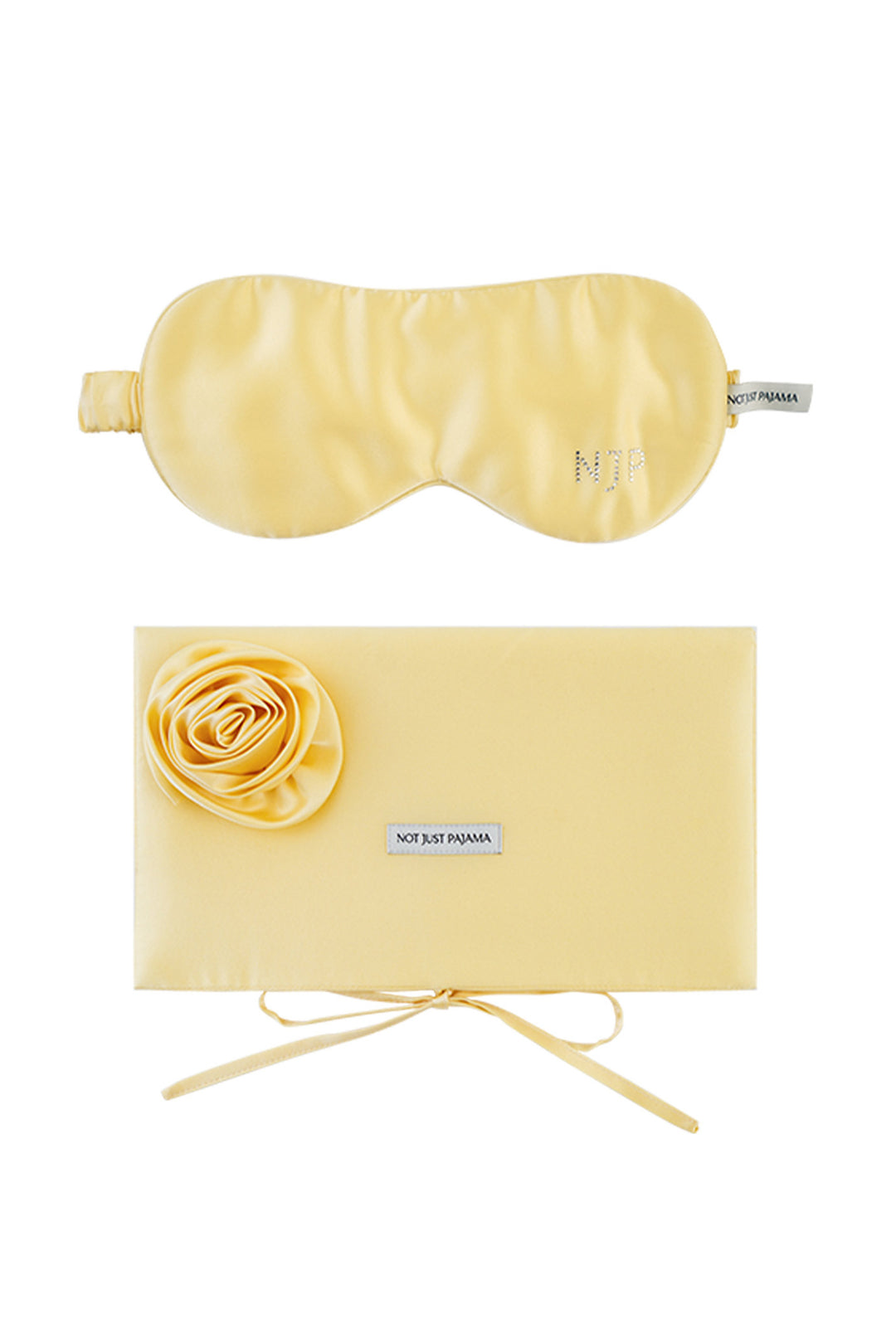 Tuscan Sun Silk Eye Mask & Rose Pouch Set