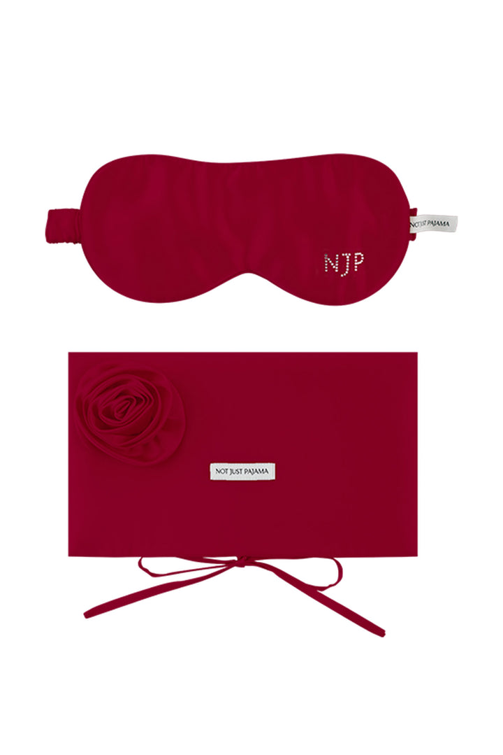 Tuscan Sun Silk Eye Mask & Rose Pouch Set