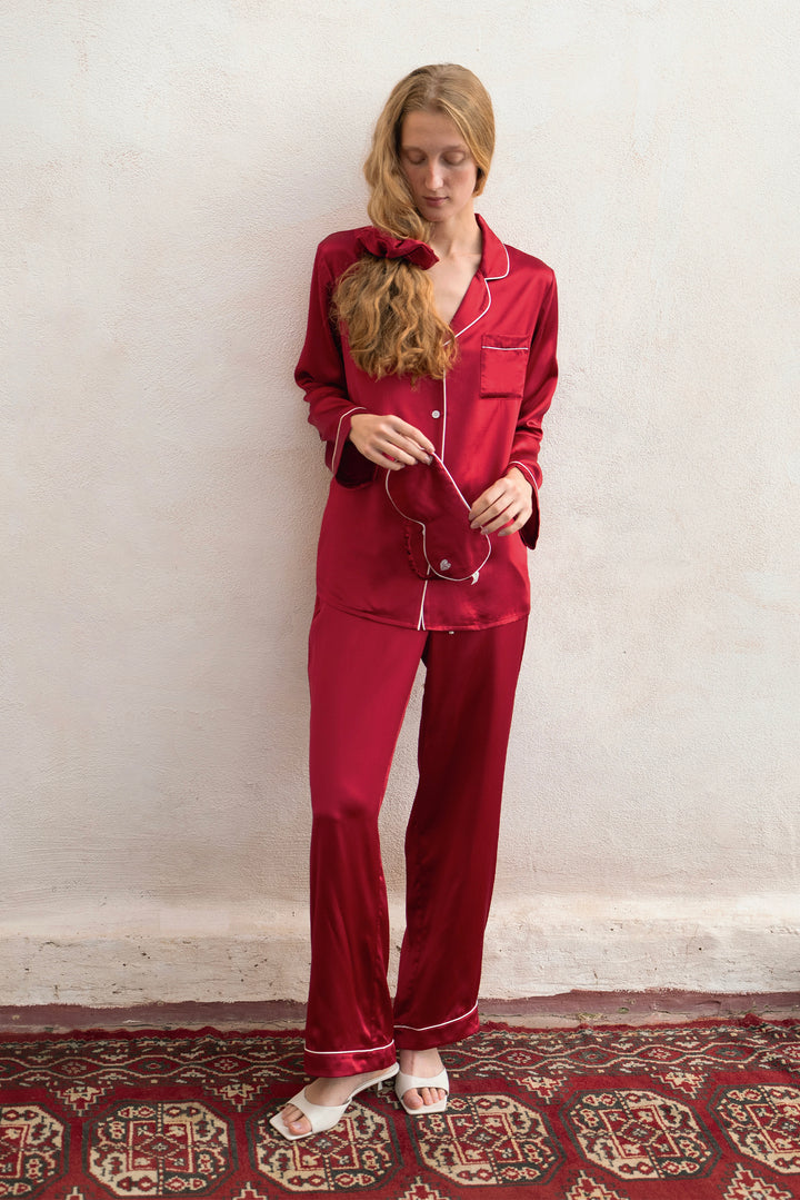 2024 Holiday Special Edition Pajama Set - Burgundy