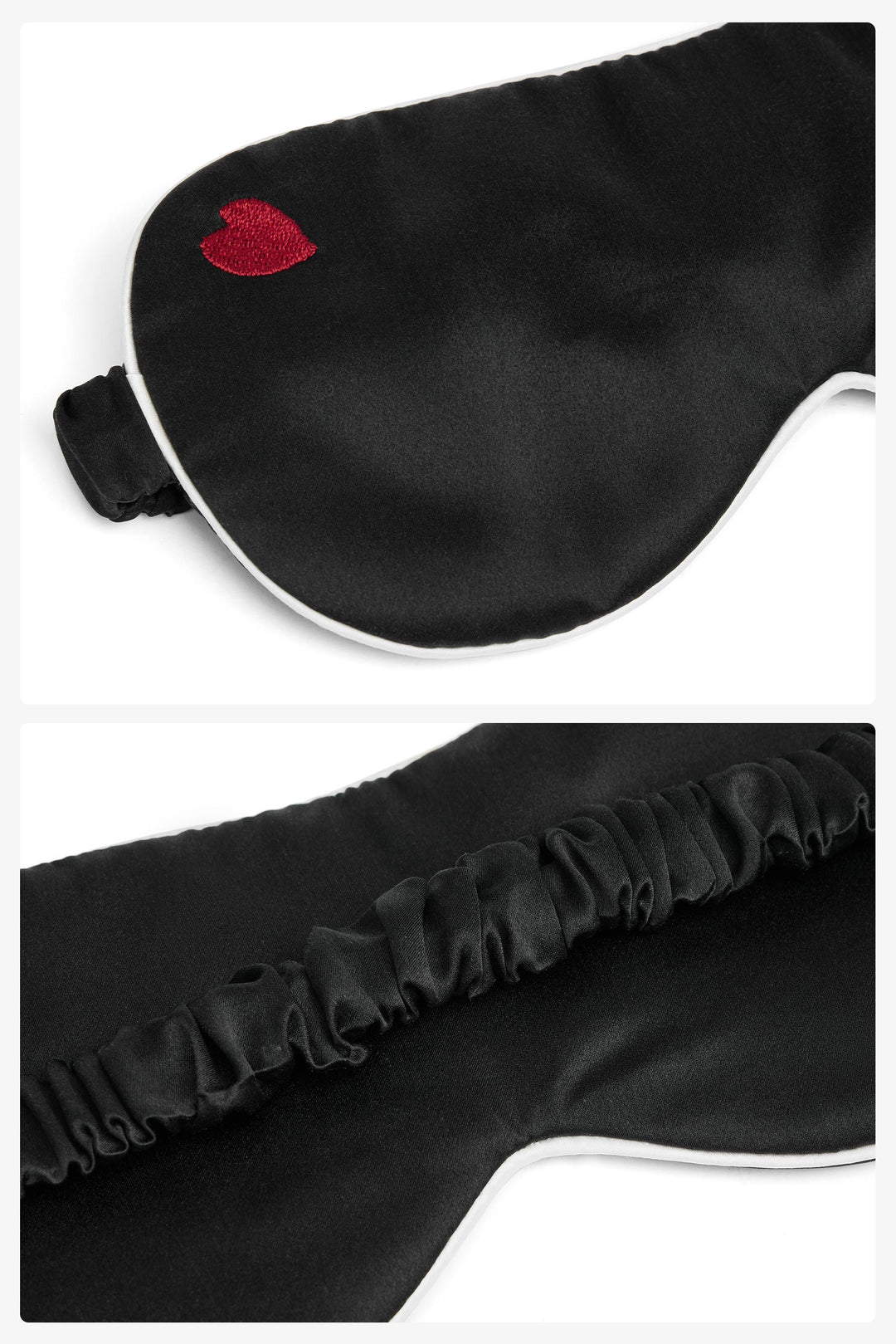 Little Heart Silk Sleeping Eye Mask