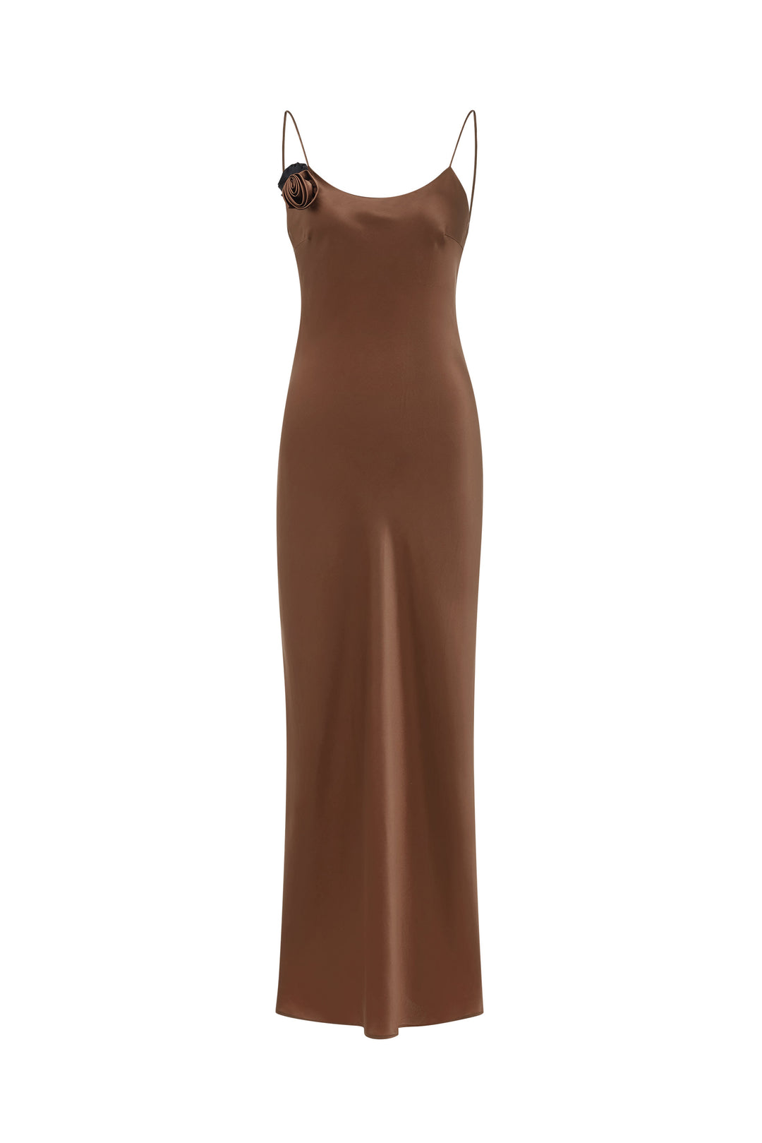 Tuscan Bloom Silk Slip Dress