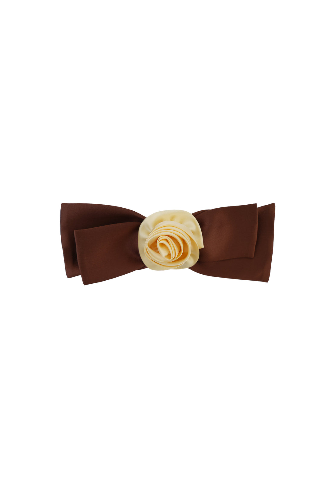 Tuscan Sun Handcrafted Silk Bow Clip