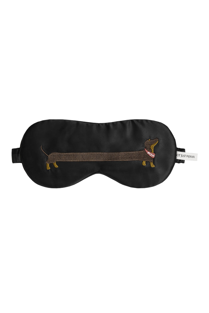 Dachshund Dream Silk Sleeping Eye Mask