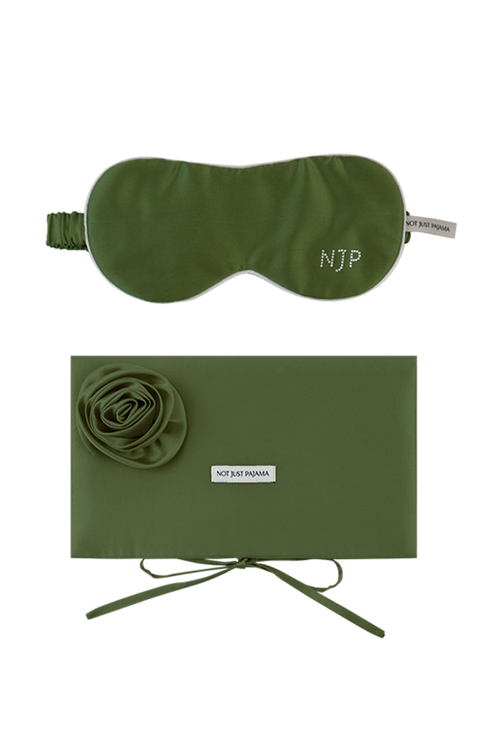 Tuscan Sun Silk Eye Mask & Rose Pouch Set