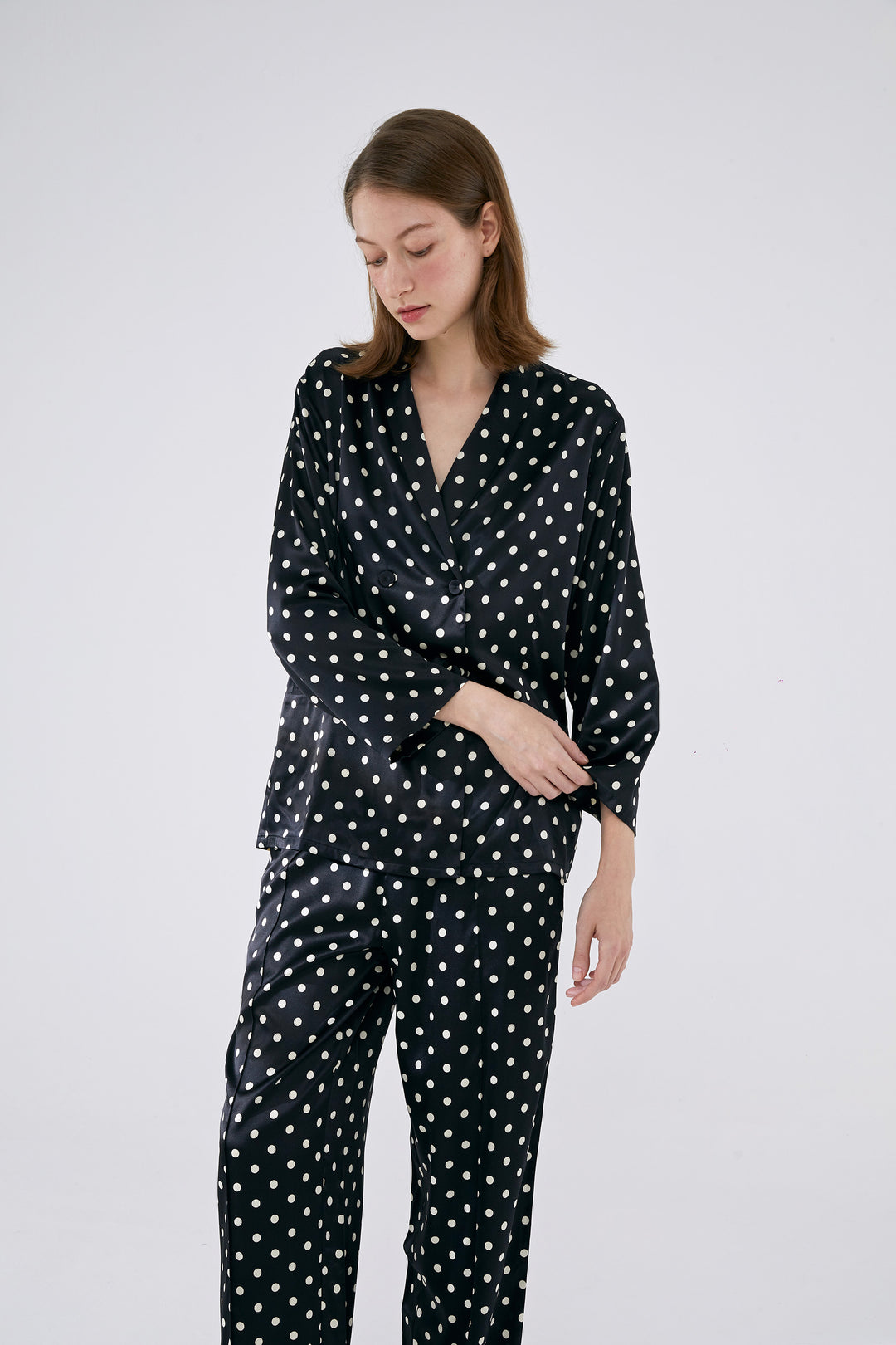 Gentle Women Polka Suit