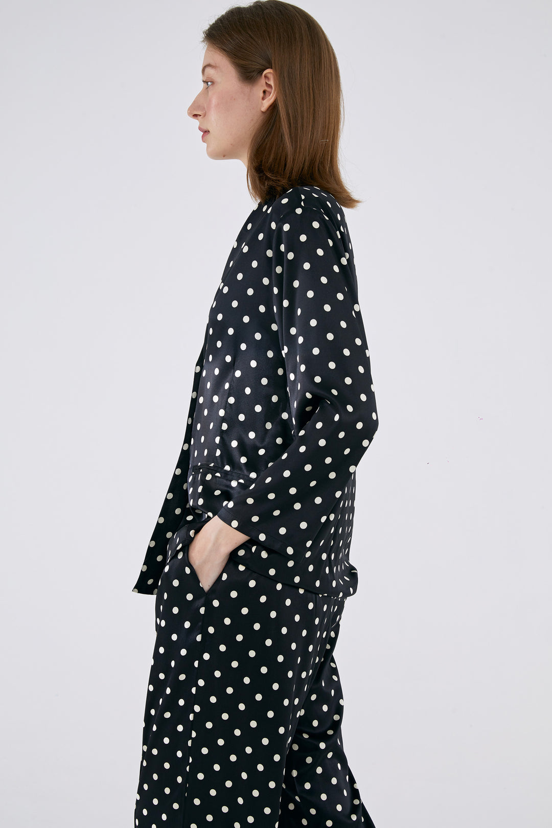 Gentle Women Polka Suit