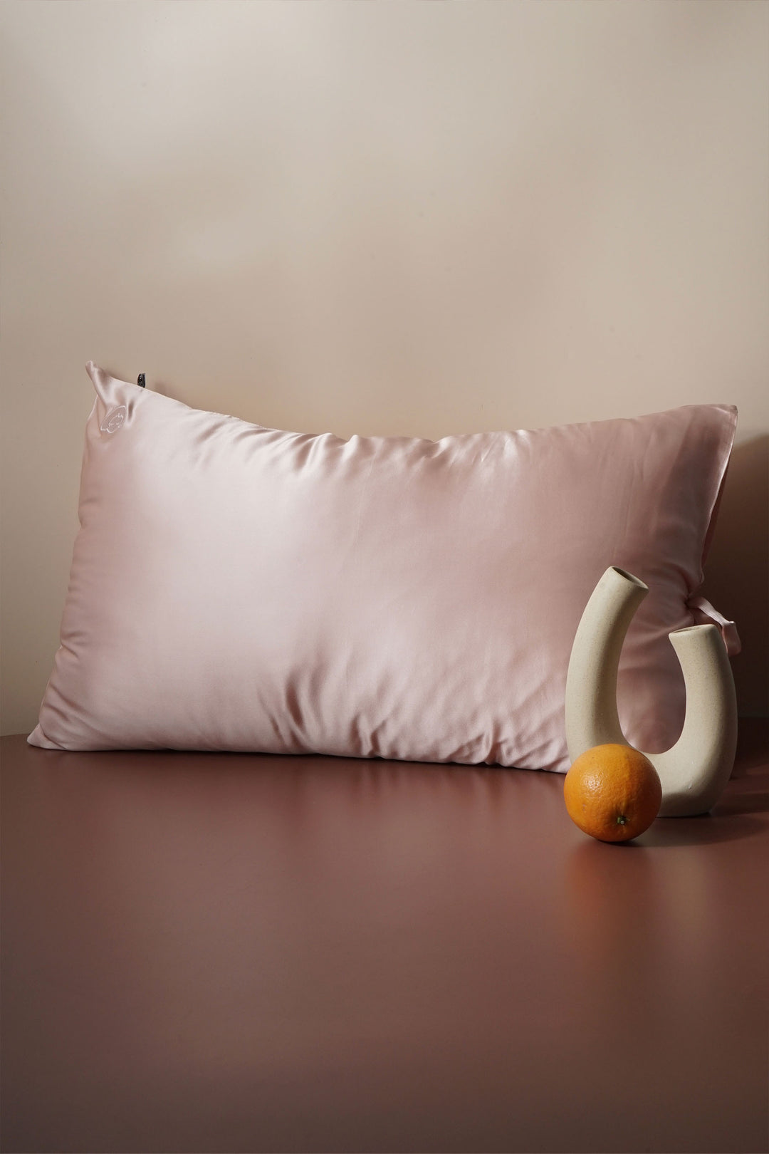 Classic Bowknot Silk Pillowcase