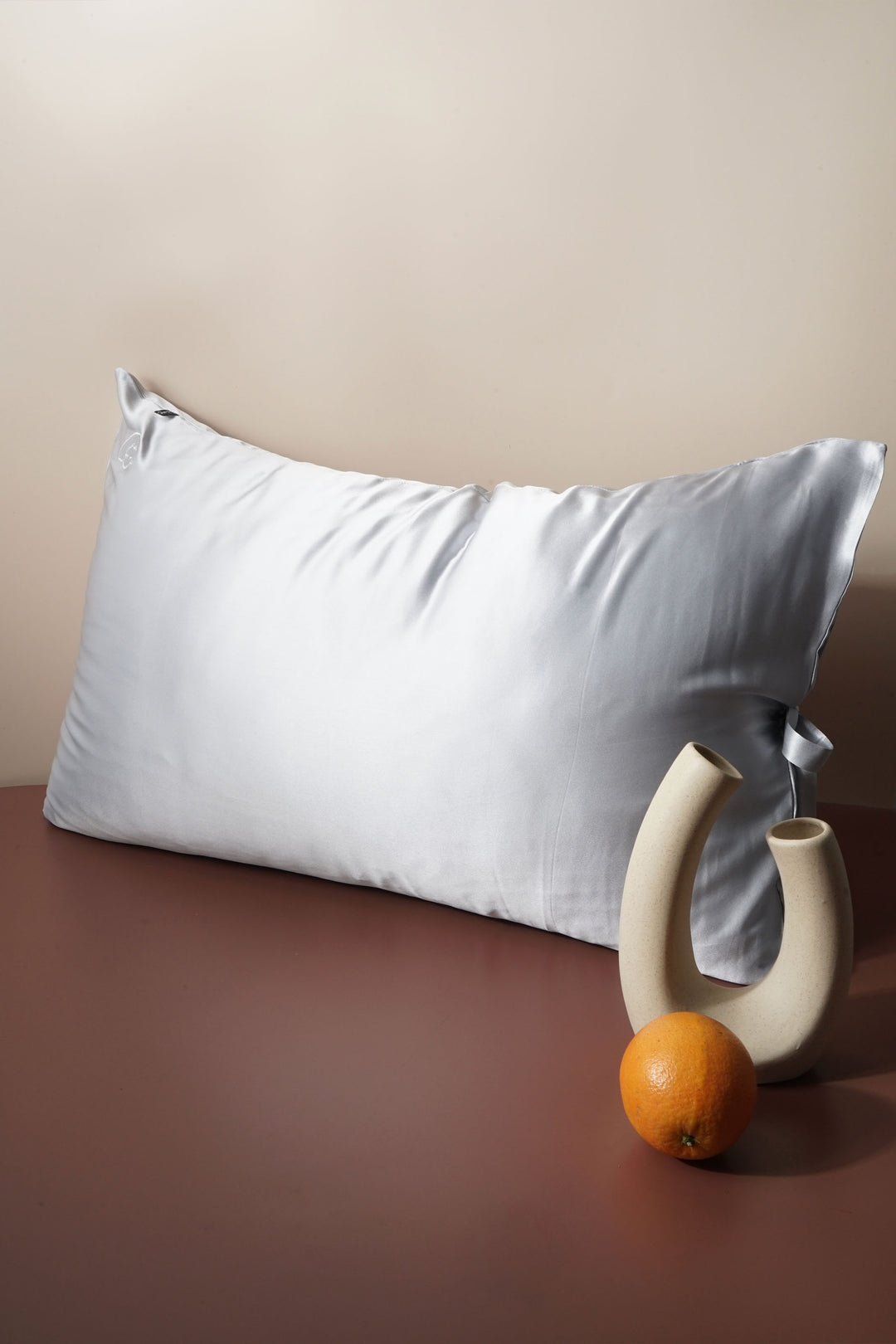 Classic Bowknot Silk Pillowcase