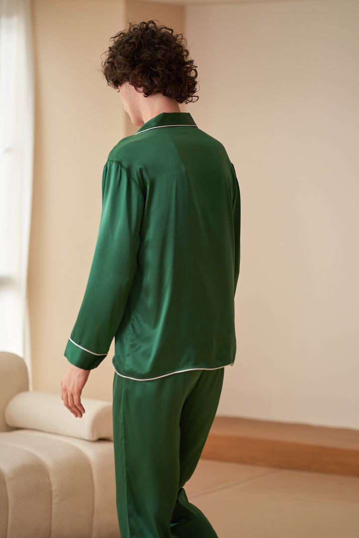 Men Essentials Silk Pajamas