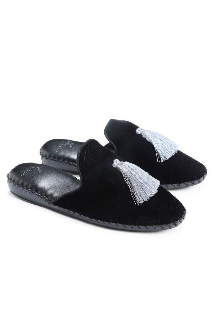 Men Classic Handmade Velvet Slippers (Tassels)