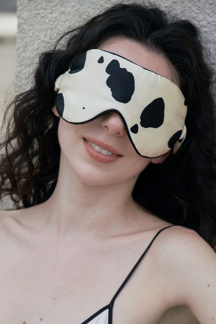 Dalmatian Edition Silk Sleeping Eye Mask