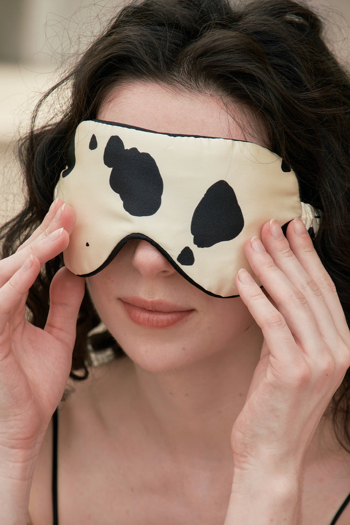 Dalmatian Edition Silk Sleeping Eye Mask