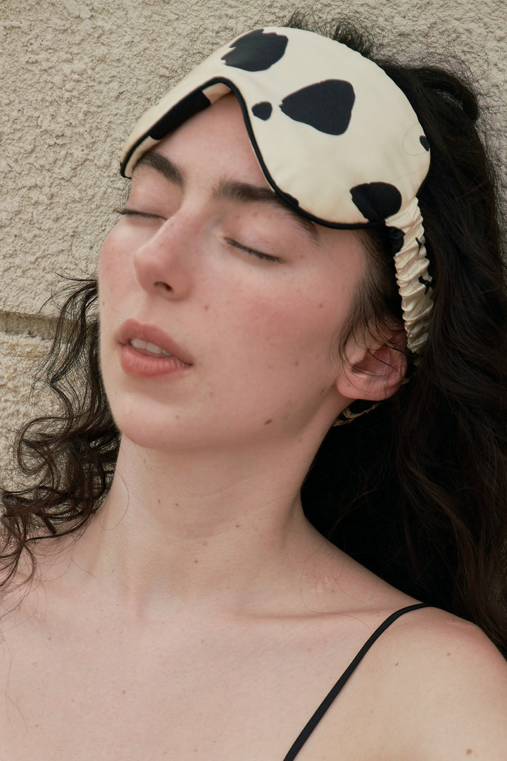 Dalmatian Edition Silk Sleeping Eye Mask