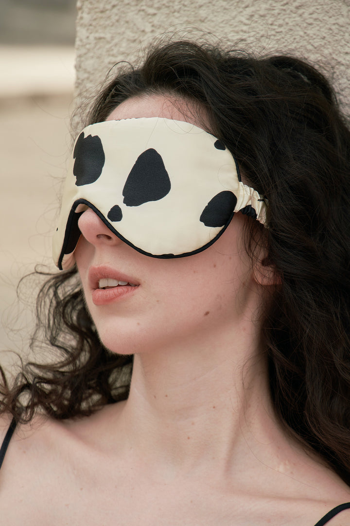 Dalmatian Edition Silk Sleeping Eye Mask