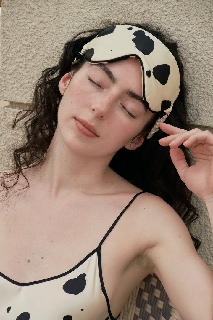 Dalmatian Edition Silk Sleeping Eye Mask